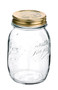 Bormioli single 0.50L preserving jar with lid