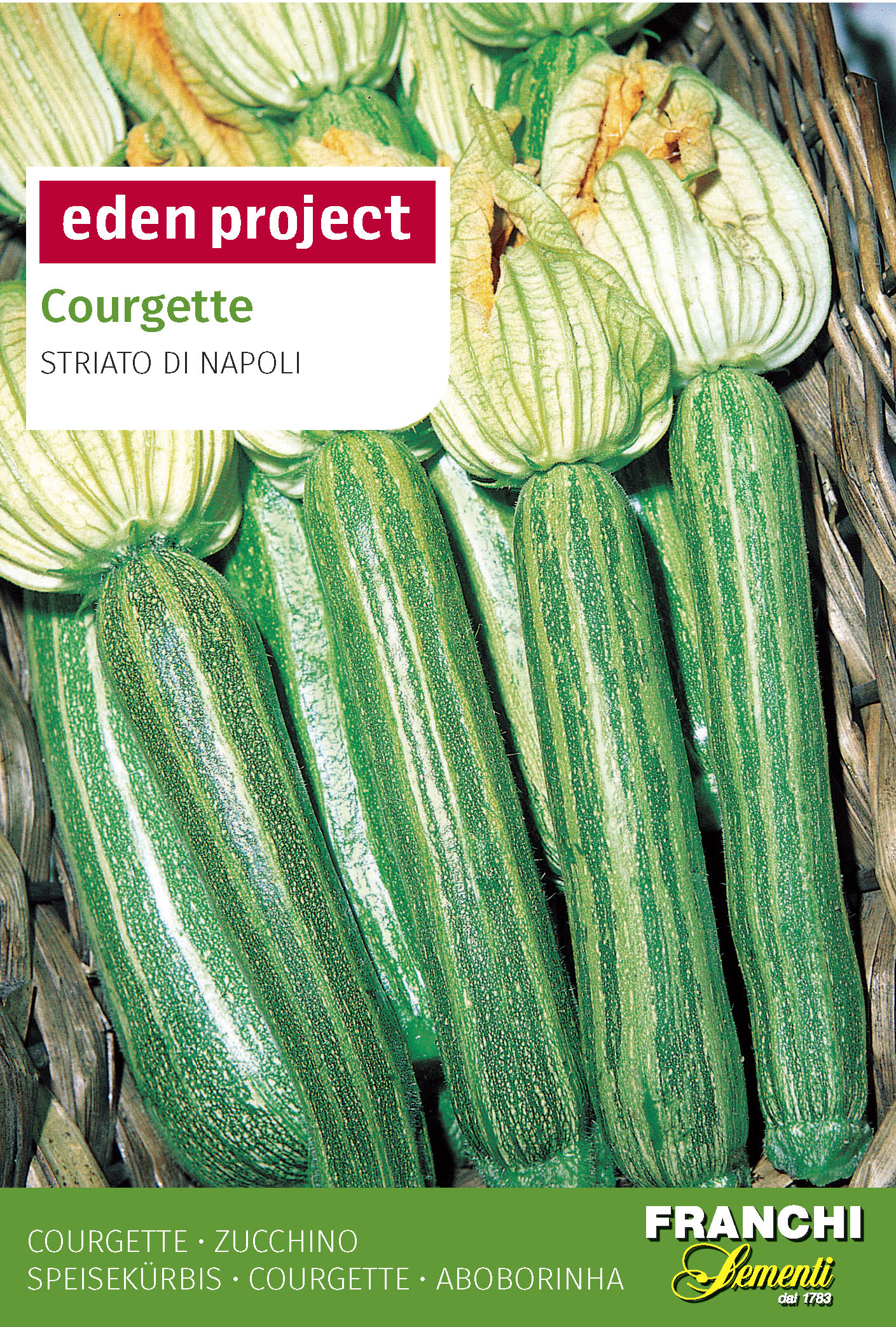 Organic Straito d'Italia Zucchini Summer Squash Seeds — San Diego