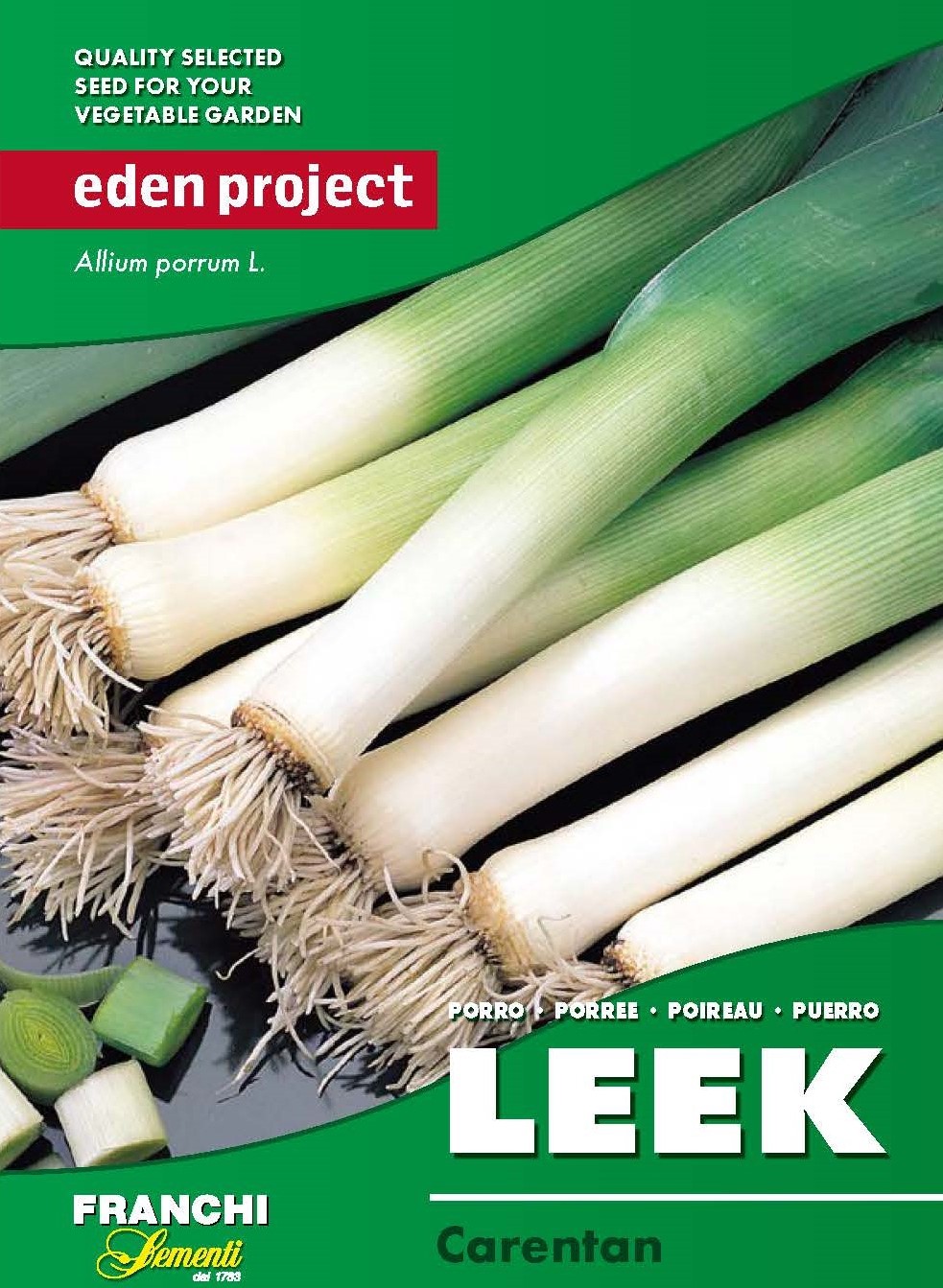 Eden Project Leek Carentan  (A) Allium porrum L.
