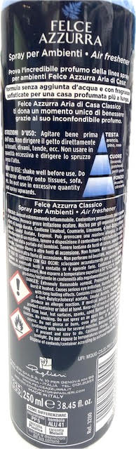 Felce Azzurra Classic Air Freshener Spray 250ml