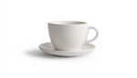 created co curve latte coffee cup - white