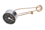 PRESS.GAUGE 0-18 BLACK W/CAPILLARY