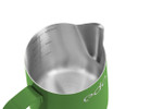 EDO BARISTA PRO LINED MILK PITCHER - 400ml | GREEN