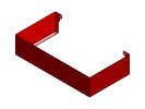 COVER DRAIN TRAY LINEAMICRA RED