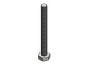 SCREW M4X40 HEX HEAD S/S A2