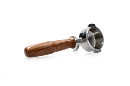 LA MARZOCCO WALNUT DOUBLE SPOUT PORTAFILTER HANDLE | L1112WWR