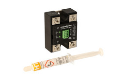 DUAL SOLID STATE RELAY WITH THERMAL COMPOUND (FRONT)