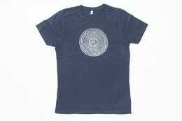 LA MARZOCCO GEORGE BATES NAVY BLUE TEE (UNISEX X X LARGE)