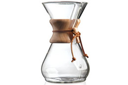 CHEMEX 6-8 CUP COFFEE MAKER (WOODEN COLLAR)