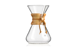 CHEMEX 8-10 CUP COFFEE MAKER(WOODEN COLLAR)