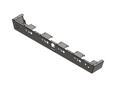PANEL SWITCH W/CUPW D/FLAT KB90 4GR