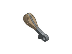 TAP HANDLE  MODBAR NEW STEAM CE MAPLE