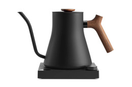 FELLOW STAGG EKG PRO ELECTRIC KETTLE - 0.9 LITRES | MATTE BLACK WITH WALNUT HANDLE (UK PLUG)