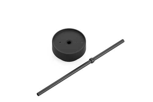 FELLOW CARTER COLD TUMBLER LID + STRAW - MATTE BLACK 16oz