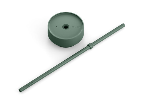 FELLOW CARTER COLD TUMBLER LID + STRAW - SMOKE GREEN 20oz