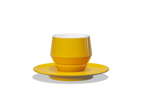 CLUBHOUSE MANIKO AMBER CAPPUCCINO (210ml) CUP+SAUCER (1 PC)