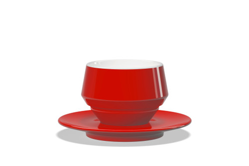 CLUBHOUSE MANIKO RED LATTE (260ml) CUP+SAUCER (1 PC)