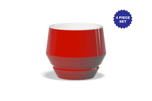 CLUBHOUSE MANIKO RED CAPPUCCINO (210ml) CUP ONLY (4 PCS)