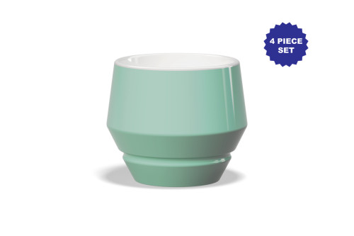 CLUBHOUSE MANIKO AQUAMARINE CAPPUCCINO (210ml) CUP ONLY (4 PCS)