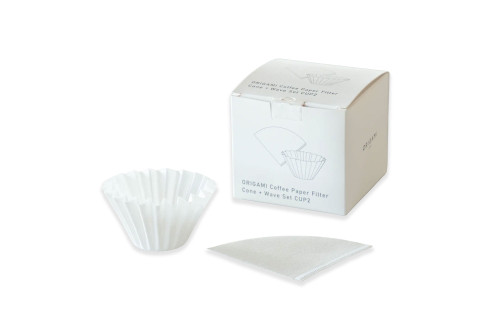 ORIGAMI COFFEE PAPER FILTER CONE & WAVE SET CUP 2