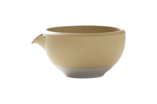 ORIGAMI MATCHA BOWL POUR WARE OCHRE