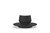 CLUBHOUSE MANIKO MATTE BLACK DOUBLE ESPRESSO (120ml) CUP+SAUCER (1 PC)