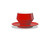 CLUBHOUSE MANIKO RED LATTE (260ml) CUP+SAUCER (1 PC)