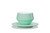 CLUBHOUSE MANIKO AQUAMARINE LATTE (260ml) CUP+SAUCER (1 PC)
