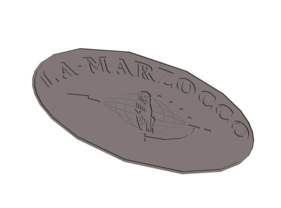 LA MARZOCCO DECAL, OVAL LM LOGO