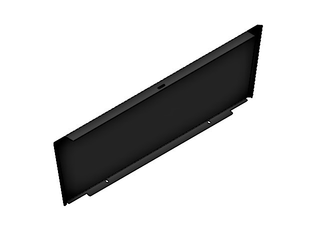 PANEL BACK LINEA 2GR MATTE BLACK