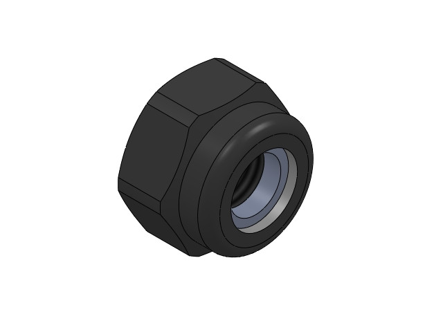 SELF LOCK NUT M3 H4 WR5,5 GALVANIZED