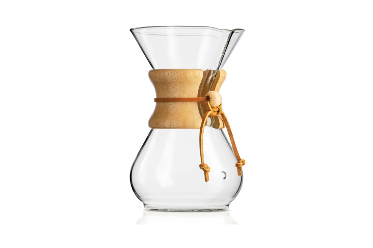 CHEMEX 3-6 CUP COFFEE MAKER (WOODEN COLLAR)
