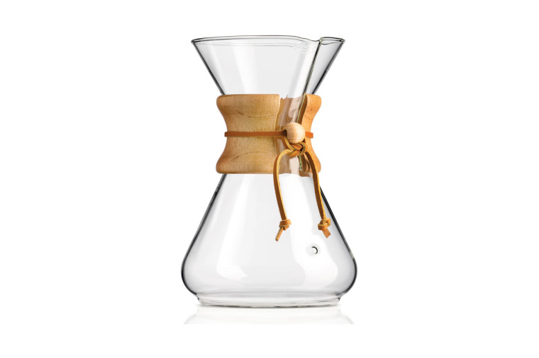 CHEMEX 8-10 CUP COFFEE MAKER(WOODEN COLLAR)