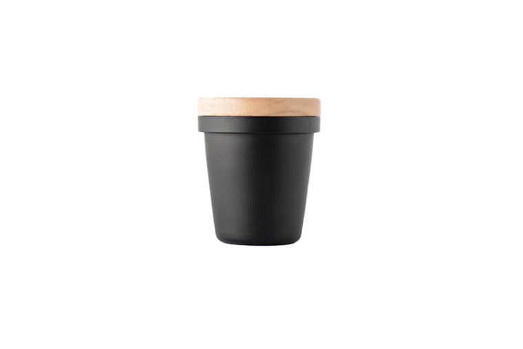 ACAIA BLACK PORTAFILTER DOSING CUP WITH STORAGE LID | SMALL
