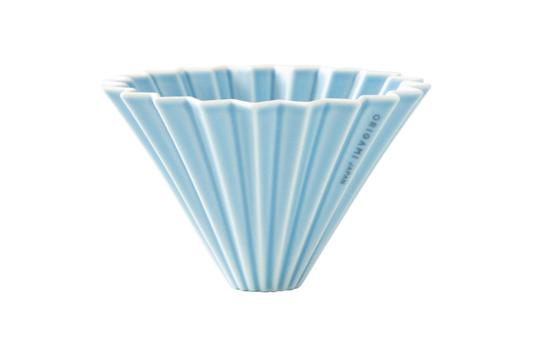 ORIGAMI CERAMIC DRIPPER M - MATTE BLUE