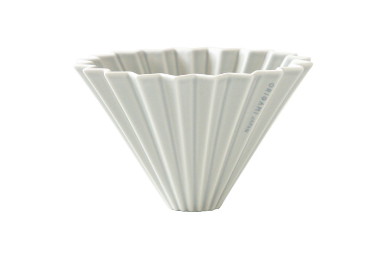 ORIGAMI CERAMIC DRIPPER M - MATTE GREY