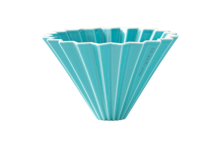 ORIGAMI CERAMIC DRIPPER M - TURQUOISE