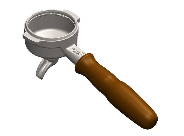 PORTAFILTER S.SPOUT WALNUT MODBAR