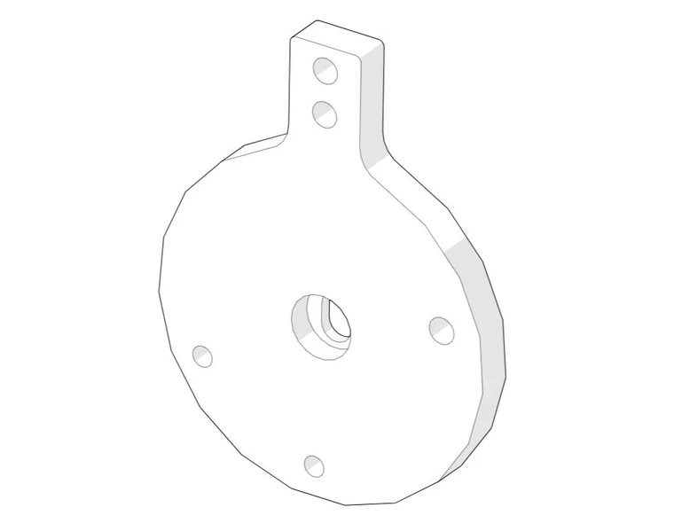 LEVER LOW, LEFT STEAM WAND LEVA POLISHED