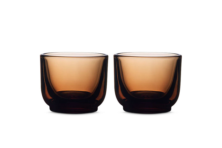 FELLOW PIRCH ESPRESSO GLASSES | AMBER (3oz / 88ml)