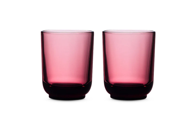 FELLOW PIRCH LATTE GLASSES | GARNET (11oz / 325ml)
