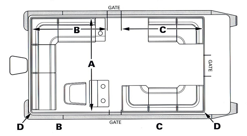 Measuring a Pontoon Boat for Replacement Seats