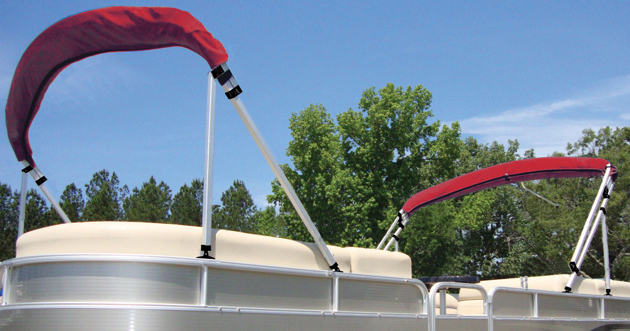 Pontoon Boat Bimini Top 96"102" W x 48" H x 16' L Carver 48008UB