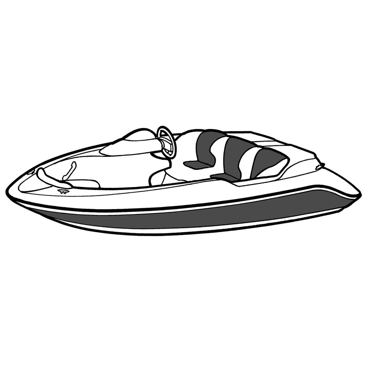 Jet Boat Cover | 17'6-18'5 x 94 | Westland | J18X