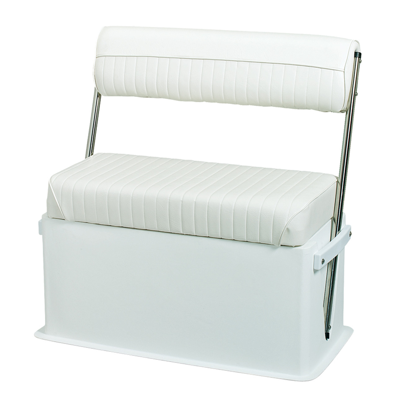 boat bench seat with cooler