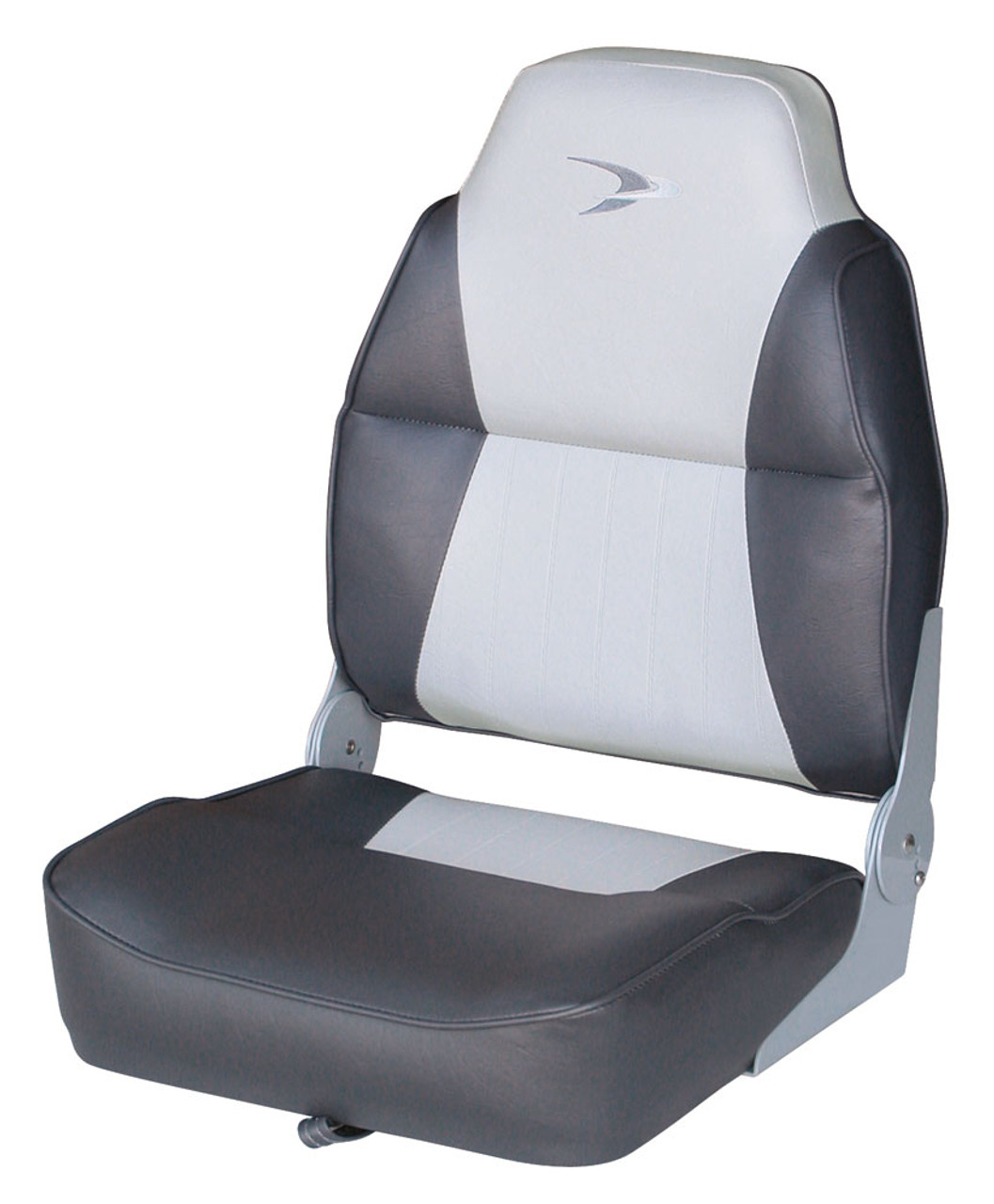 Folding Bass Boat Seat (Vinyl Upholstery Fishing Replacement