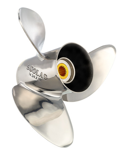 Solas HR Titan 3 Stainless Steel Boat Propeller