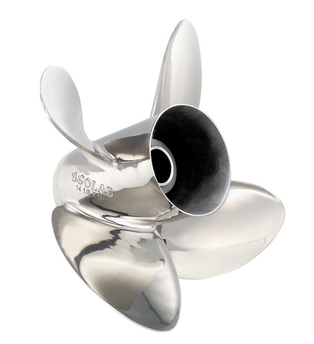 Solas Rubex HR4 Stainless Steel Boat Propeller