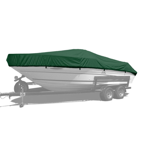 Westland semi-custom boat cover with forest green | Westland fabric
