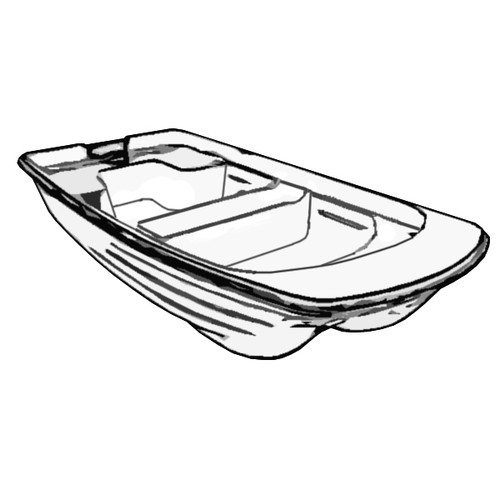 Fiberglass Dinghy Boat Cover, 10'6-11'5 x 66, Westland